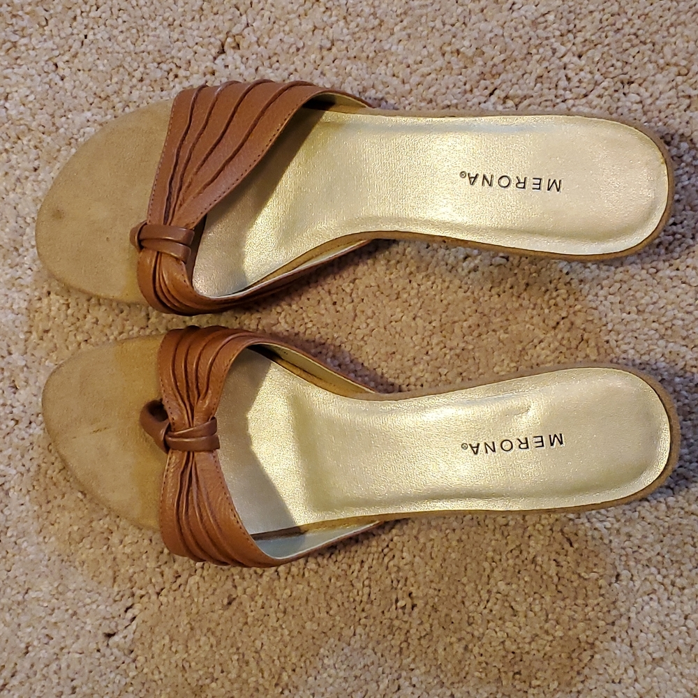 Merona Women's Sandals in Brown - Size 9